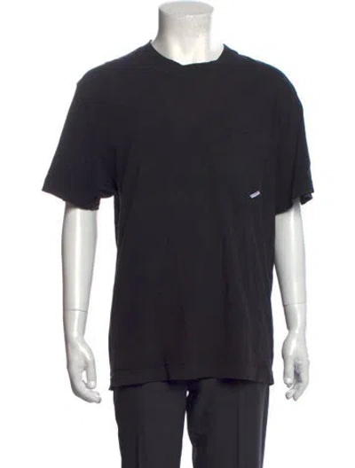 Pre-owned Alexander Wang Crew Neck Short Sleeve T-shirt In Black