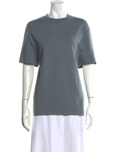Pre-owned Alexander Wang Crew Neck Short Sleeve T-shirt In Blue