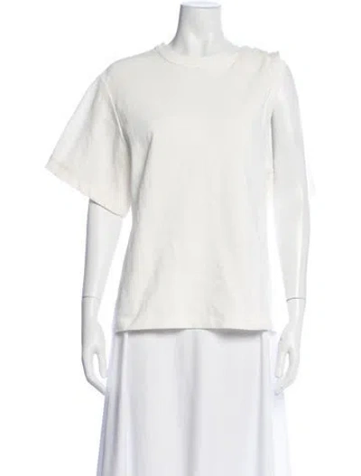 Pre-owned Alexander Wang Crew Neck Short Sleeve T-shirt In Neutral