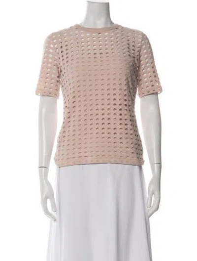 Pre-owned Alexander Wang Crew Neck Short Sleeve T-shirt In Pink