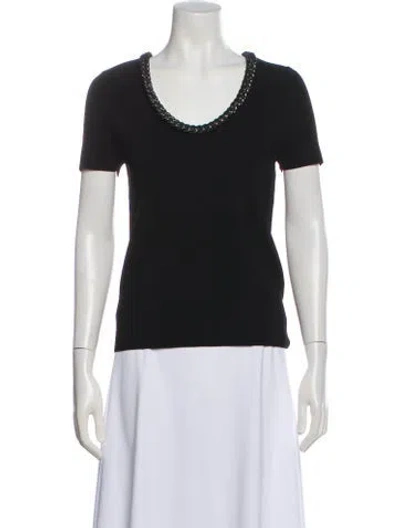 Pre-owned Alexander Wang Crew Neck Short Sleeve T-shirt W/ Tags In Black
