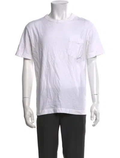 Pre-owned Alexander Wang Crew Neck Short Sleeve T-shirt In White