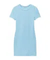 Alexander Wang Crew-neck Shortsleeved Mini Dress In Blue