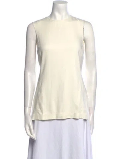 Pre-owned Alexander Wang Crew Neck Sleeveless Top In Neutral