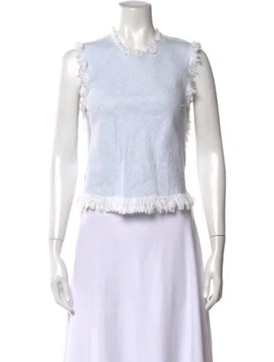 Pre-owned Alexander Wang Crew Neck Sleeveless Top In Neutral