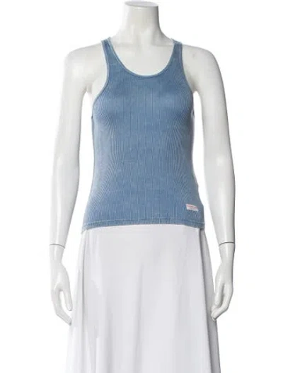 Pre-owned Alexander Wang Crew Neck Sleeveless Top W/ Tags In White