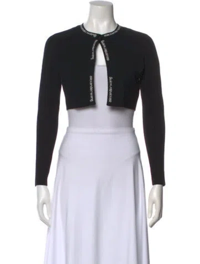 Pre-owned Alexander Wang Crew Neck Sweater In Black