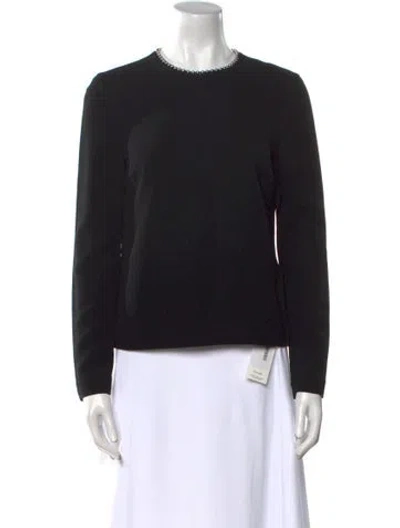 Pre-owned Alexander Wang Crew Neck Sweater In Black