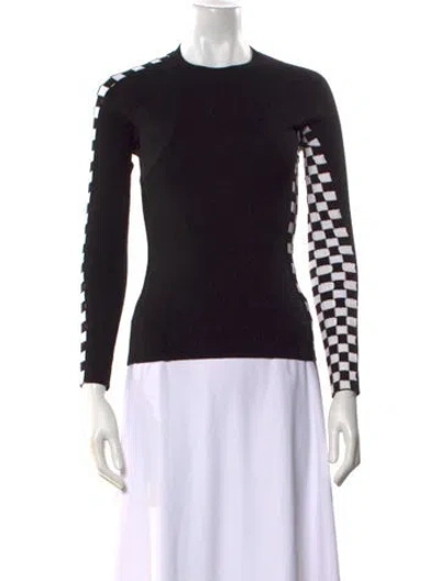 Pre-owned Alexander Wang Crew Neck Sweater In Black