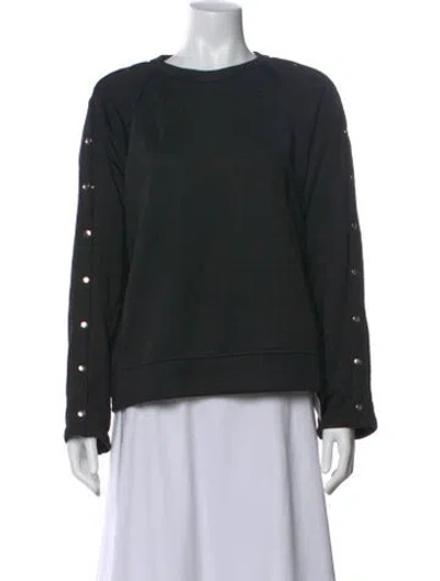 Pre-owned Alexander Wang Crew Neck Sweater In Black