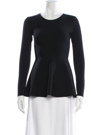 Pre-owned Alexander Wang Crew Neck Sweater In Black