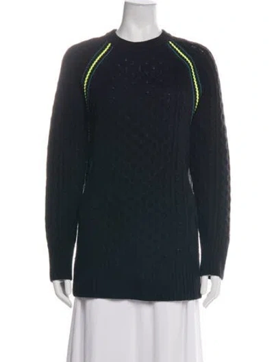 Pre-owned Alexander Wang Crew Neck Sweater In Blue