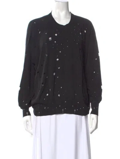 Pre-owned Alexander Wang Crew Neck Sweater In Gray