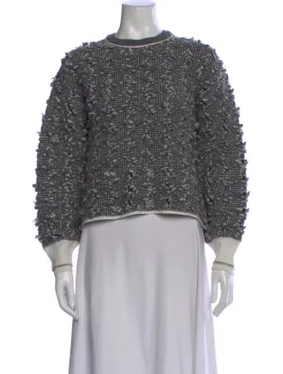 Pre-owned Alexander Wang Crew Neck Sweater In Gray