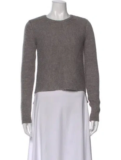 Pre-owned Alexander Wang Crew Neck Sweater In Gray