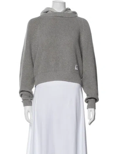 Pre-owned Alexander Wang Crew Neck Sweater In Gray
