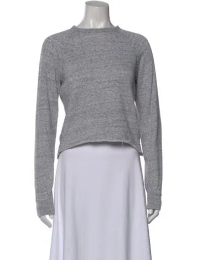 Pre-owned Alexander Wang Crew Neck Sweater In Gray