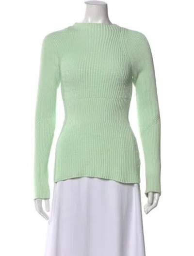 Pre-owned Alexander Wang Crew Neck Sweater In Green