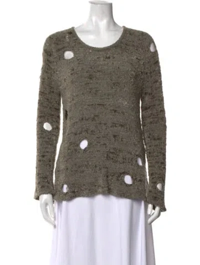 Pre-owned Alexander Wang Crew Neck Sweater In Green
