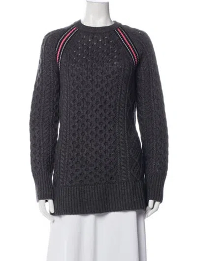 Pre-owned Alexander Wang Crew Neck Sweater In Grey