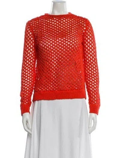 Pre-owned Alexander Wang Crew Neck Sweater In Orange