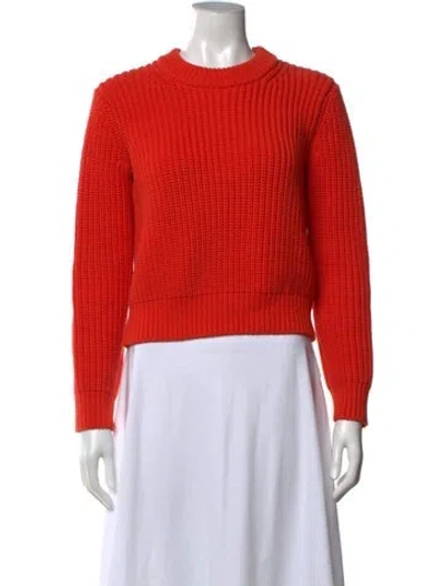 Pre-owned Alexander Wang Crew Neck Sweater In Orange