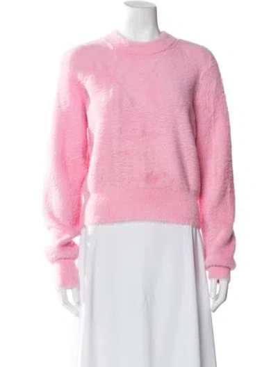Pre-owned Alexander Wang Crew Neck Sweater In Pink