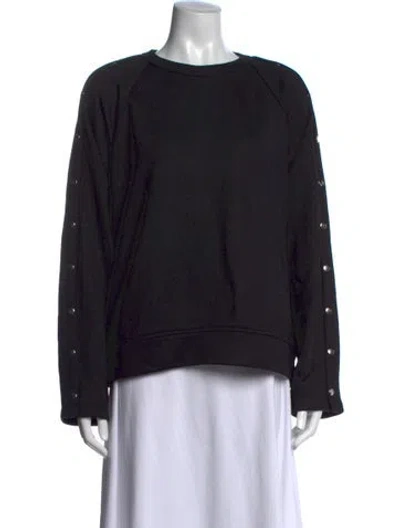 Pre-owned Alexander Wang Crew Neck Sweater W/ Tags In Black