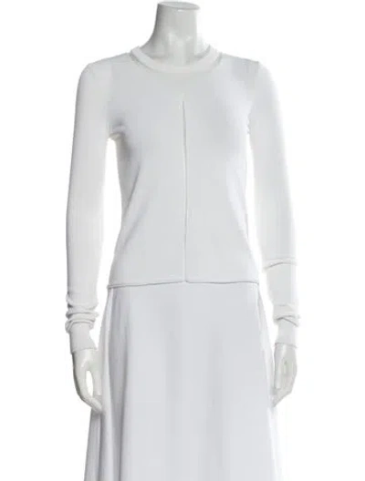 Pre-owned Alexander Wang Crew Neck Sweater In White