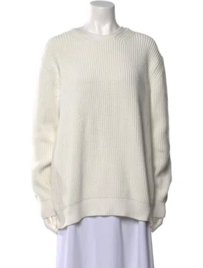 Pre-owned Alexander Wang Crew Neck Sweater In White