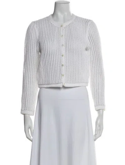 Pre-owned Alexander Wang Crew Neck Sweater In White