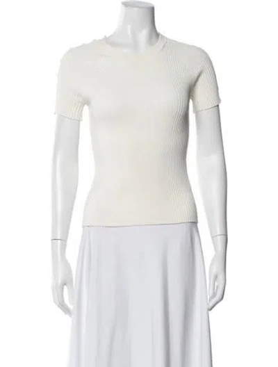 Pre-owned Alexander Wang Crew Neck Sweater In White