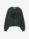 Alexander Wang Graphic Sweatshirt In Black