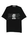 Alexander Wang Crew-neck T-shirt In Black