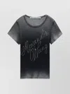Alexander Wang 'logo Rhinestone T-shirt