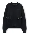 Alexander Wang Crewneck Pullover In Blue