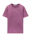 Alexander Wang Pink Embossed T-shirt In Pink