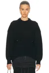 Alexander Wang Crewneck Sweater In Black