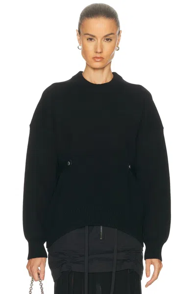 Alexander Wang Crewneck Sweater In Black