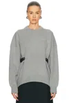 Alexander Wang Crewneck Sweater In Gray
