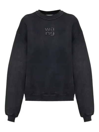 Alexander Wang Crewneck Sweatshirt With Hotfix