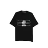 Alexander Wang Black Oversized Graphic T-shirt In Black