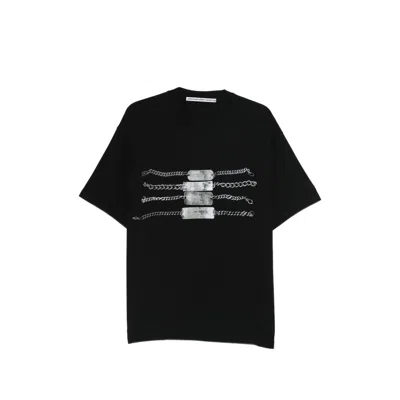 Alexander Wang Crew-neck T-shirt In Black