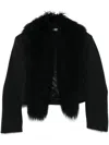 Alexander Wang Cropped Blazer In 黑色