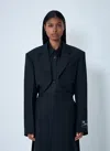 Alexander Wang Cropped Blazer In Black