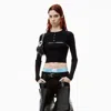 Alexander Wang Cropped Cardigan And Cami Set In Black