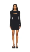 Alexander Wang Knitted Mini Dress In 黑色