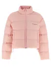 Alexander Wang Short Puffer Jacket In Pink