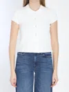 Alexander Wang Cropped Polo-style Cardigan