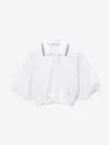 Alexander Wang Cropped Polo In White